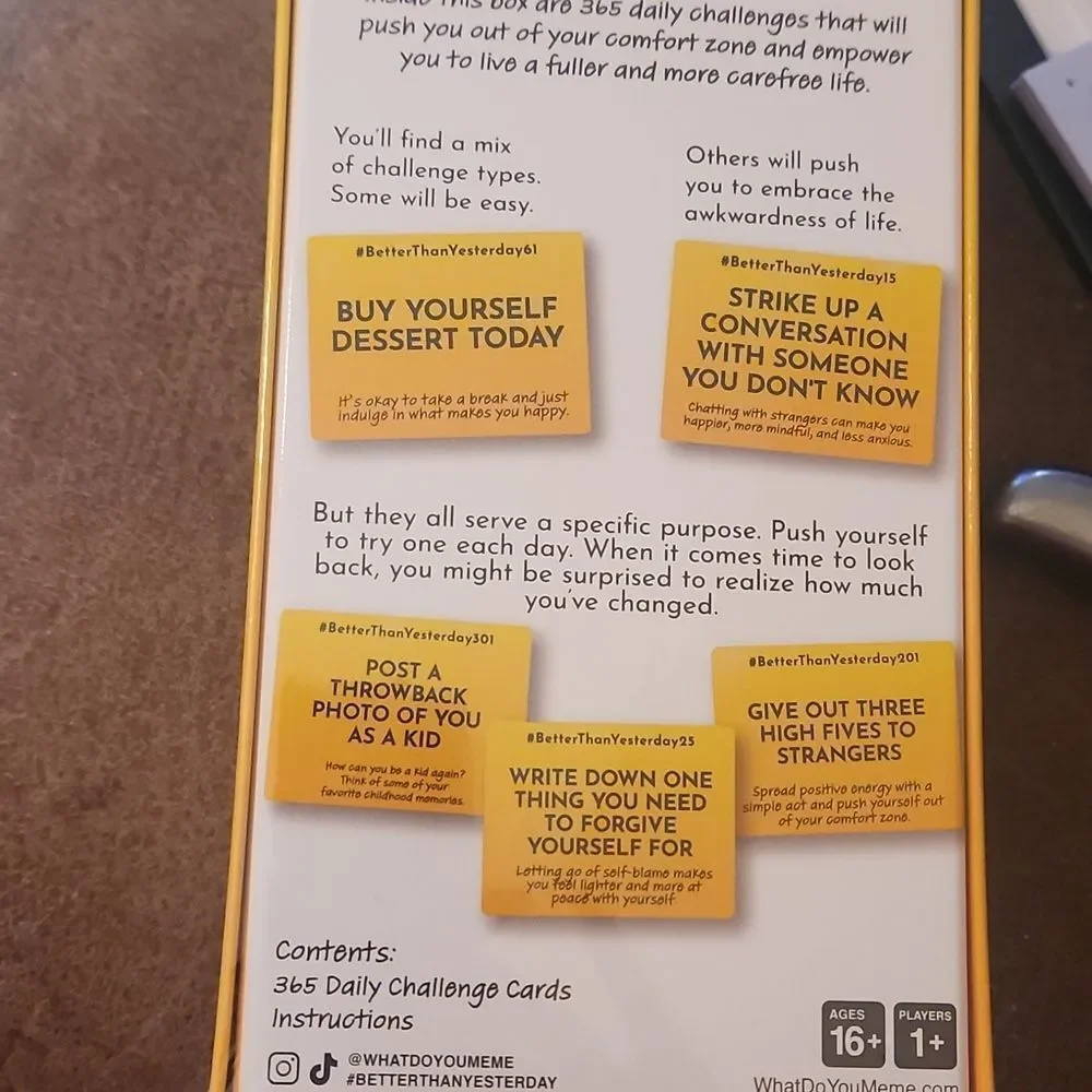 Better Than Yesterday Kids Trading Cards - Yellow